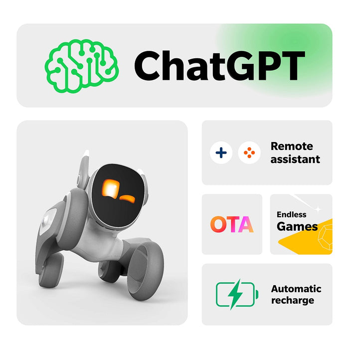 Loona Premium pametni robot, AI PETBOT s polnilno postajo, KEYi Tech