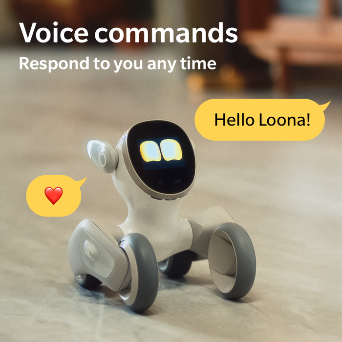 Loona Premium pametni robot, AI PETBOT s polnilno postajo, KEYi Tech