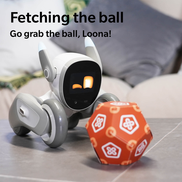 Loona Premium Smart Robot, AI PETBOT with Charging Dock, KEYi Tech